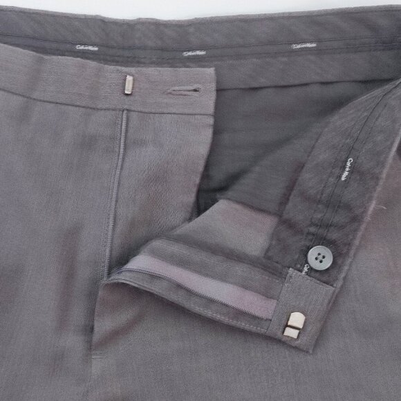 Calvin Klein business / casual dress pants grey men's size 32X32 - Picture 5 of 12